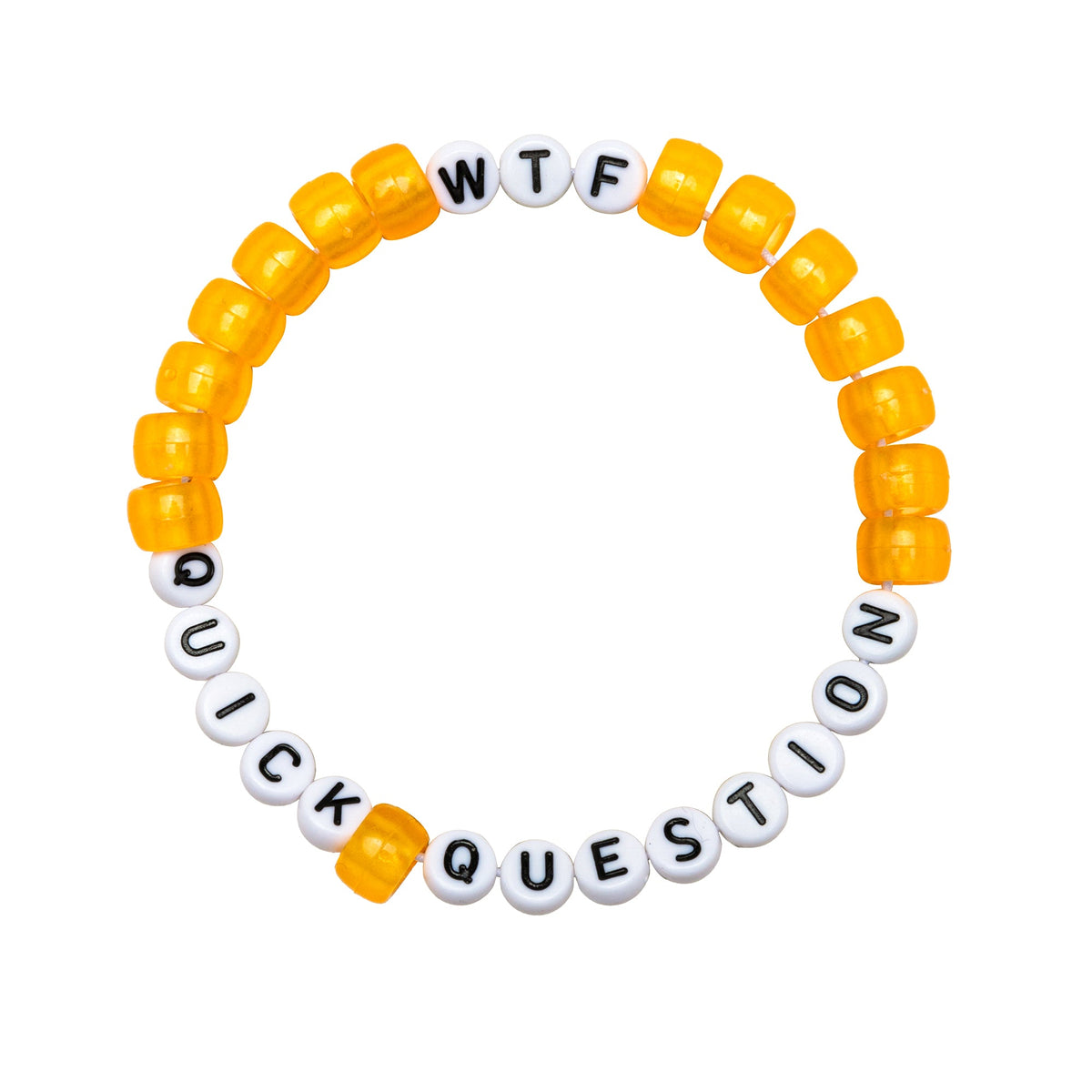 Quick Question, WTF? Kandi Bracelet