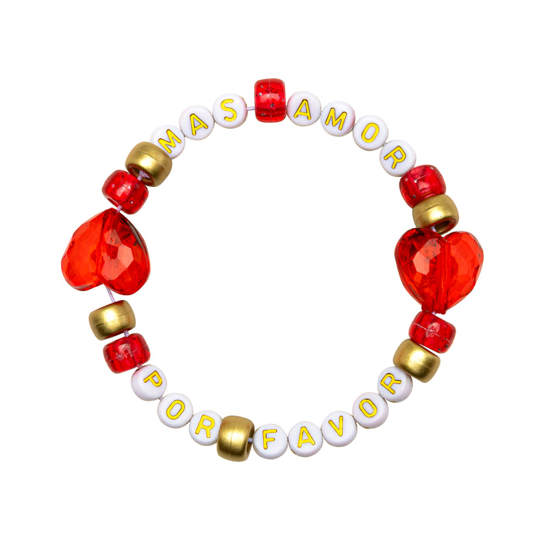 Mas Amor Por Favor Kandi Bracelet