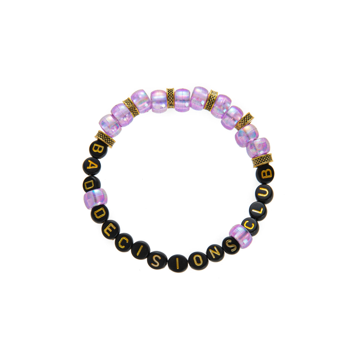 Bad Decisions Club Kandi Bracelet
