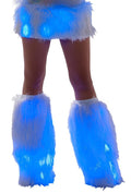 Light-Up Faux Fur Leg Warmers