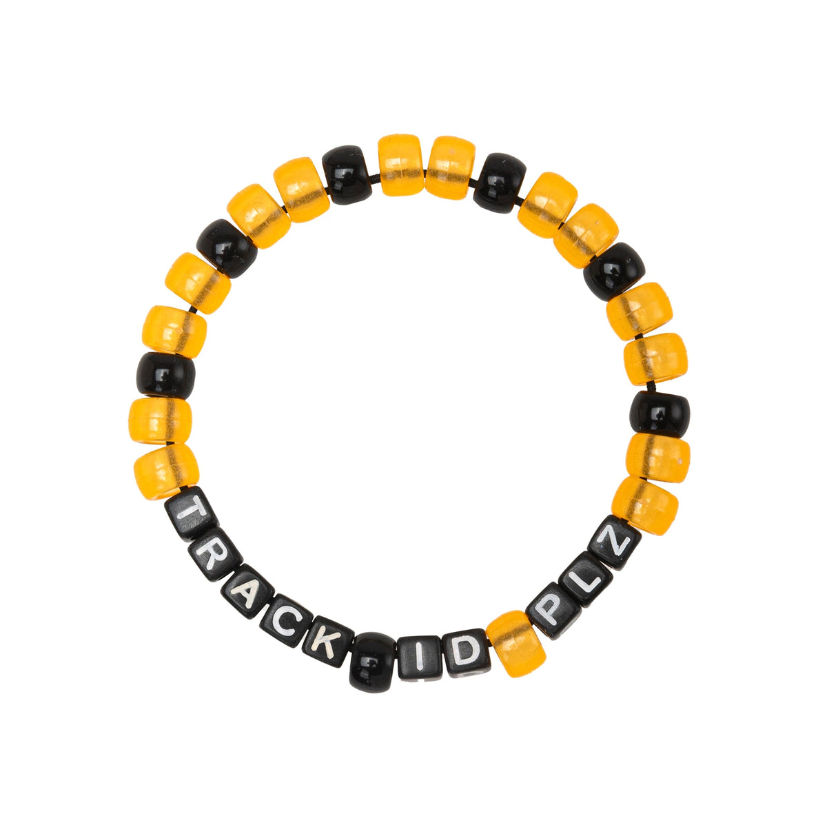 Track ID Plz Kandi Bracelet