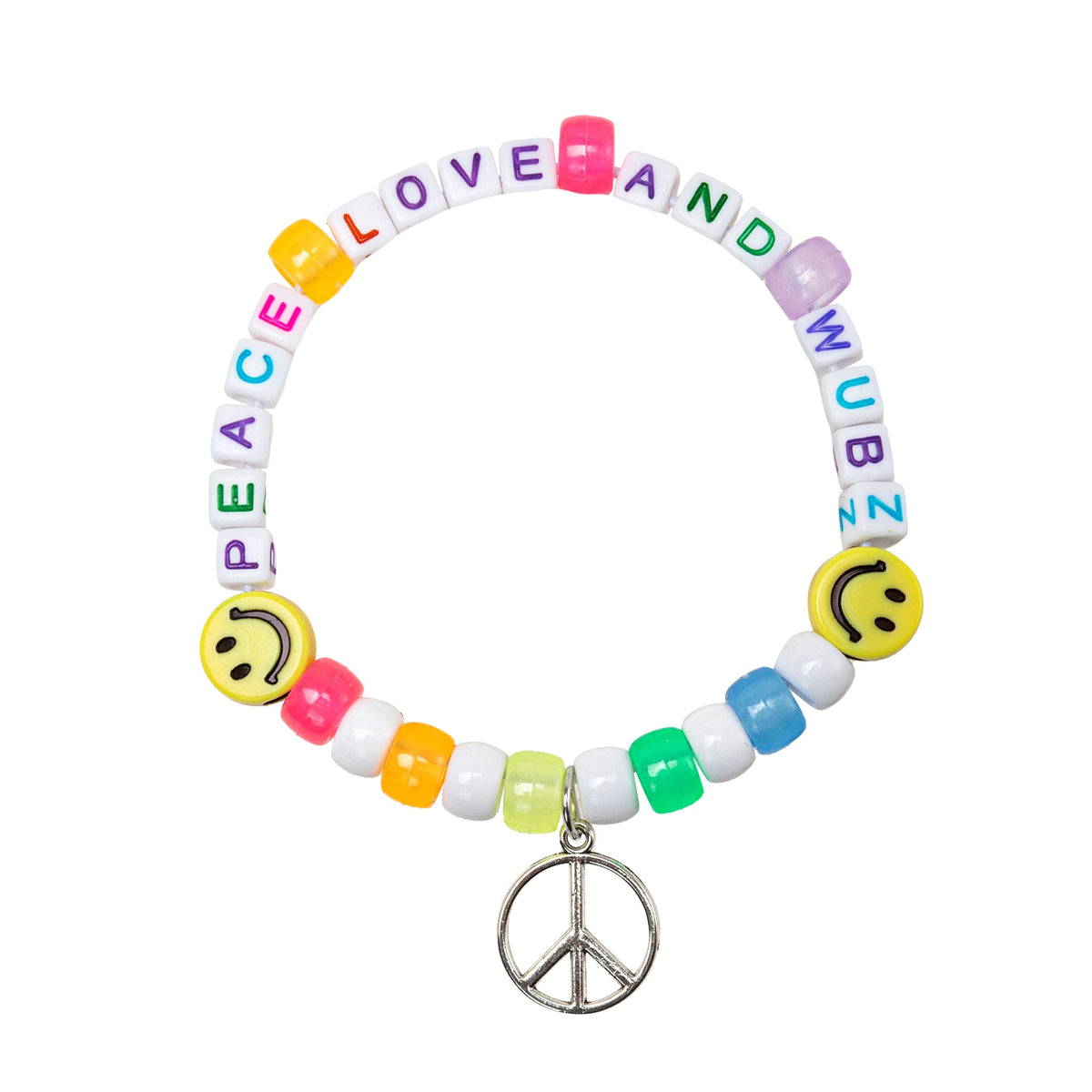 Peace Love & Wubz Kandi Bracelet
