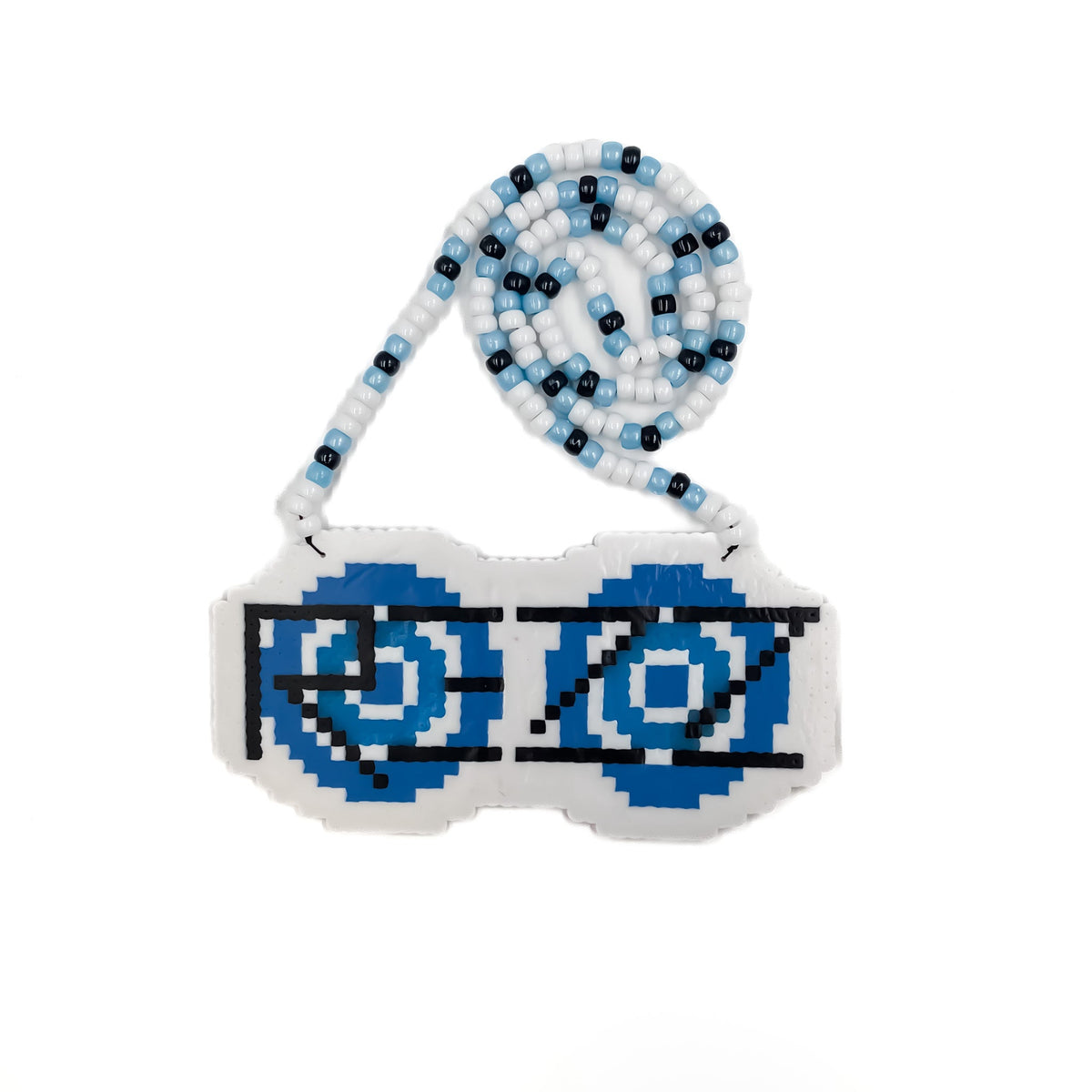 REZZ Goggles Perler Necklace (Large)