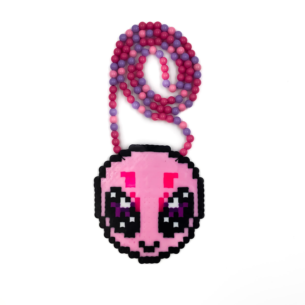 Alien Star Eyes Perler Necklace (Small)