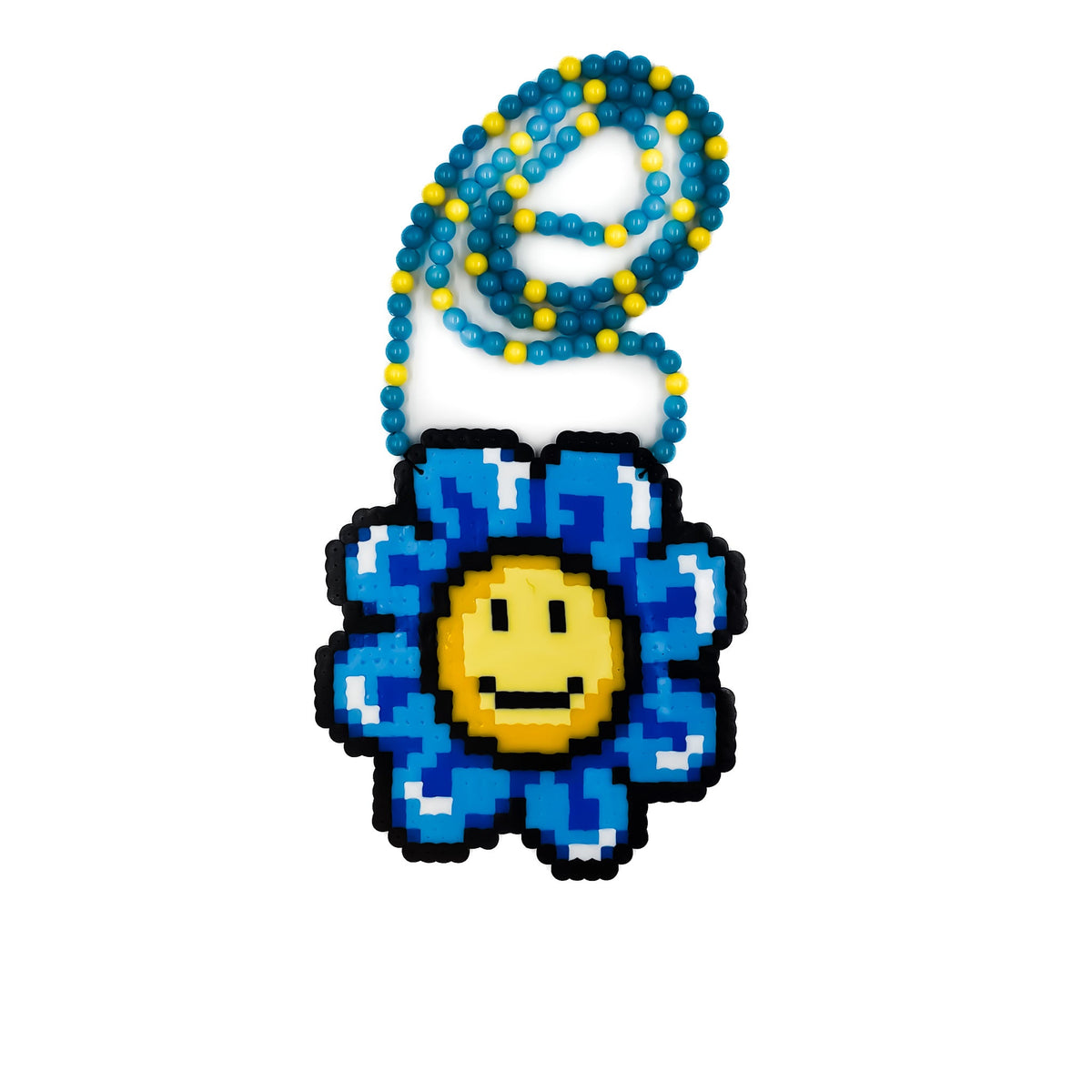 Smiling Daisy Perler Necklace (Medium)