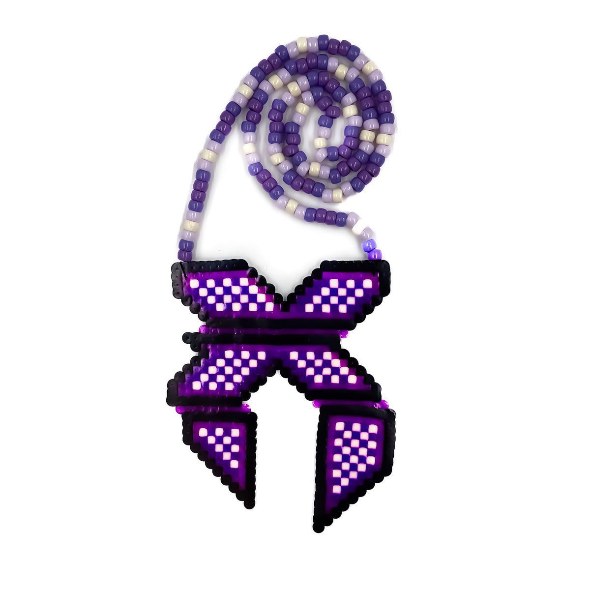 Excision Cut Up Perler Necklace (Medium)