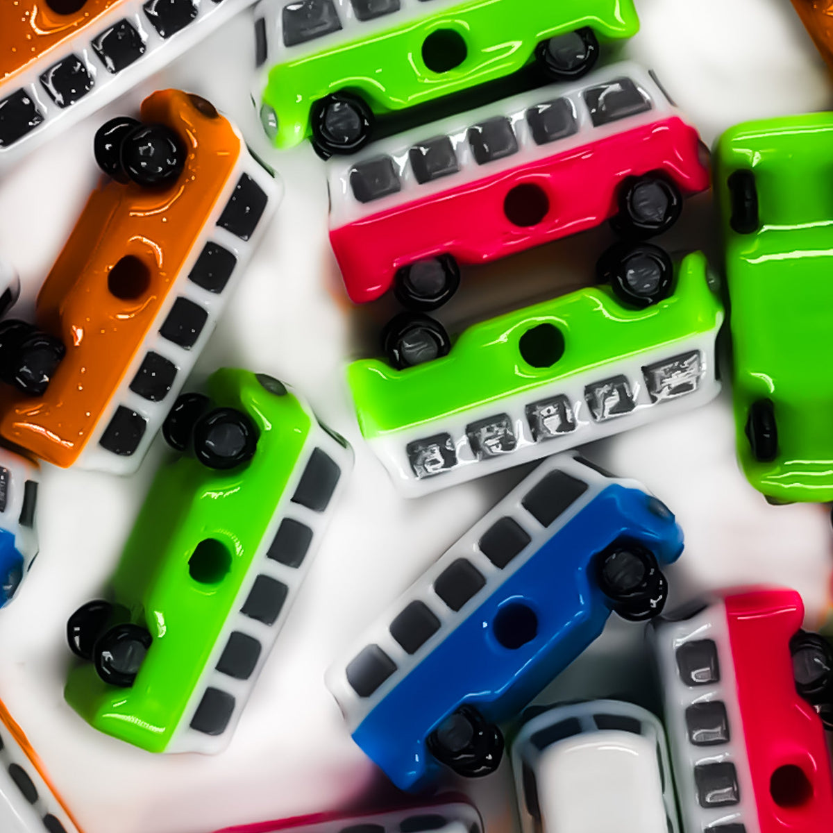 Hippie Bus Kandi Bead
