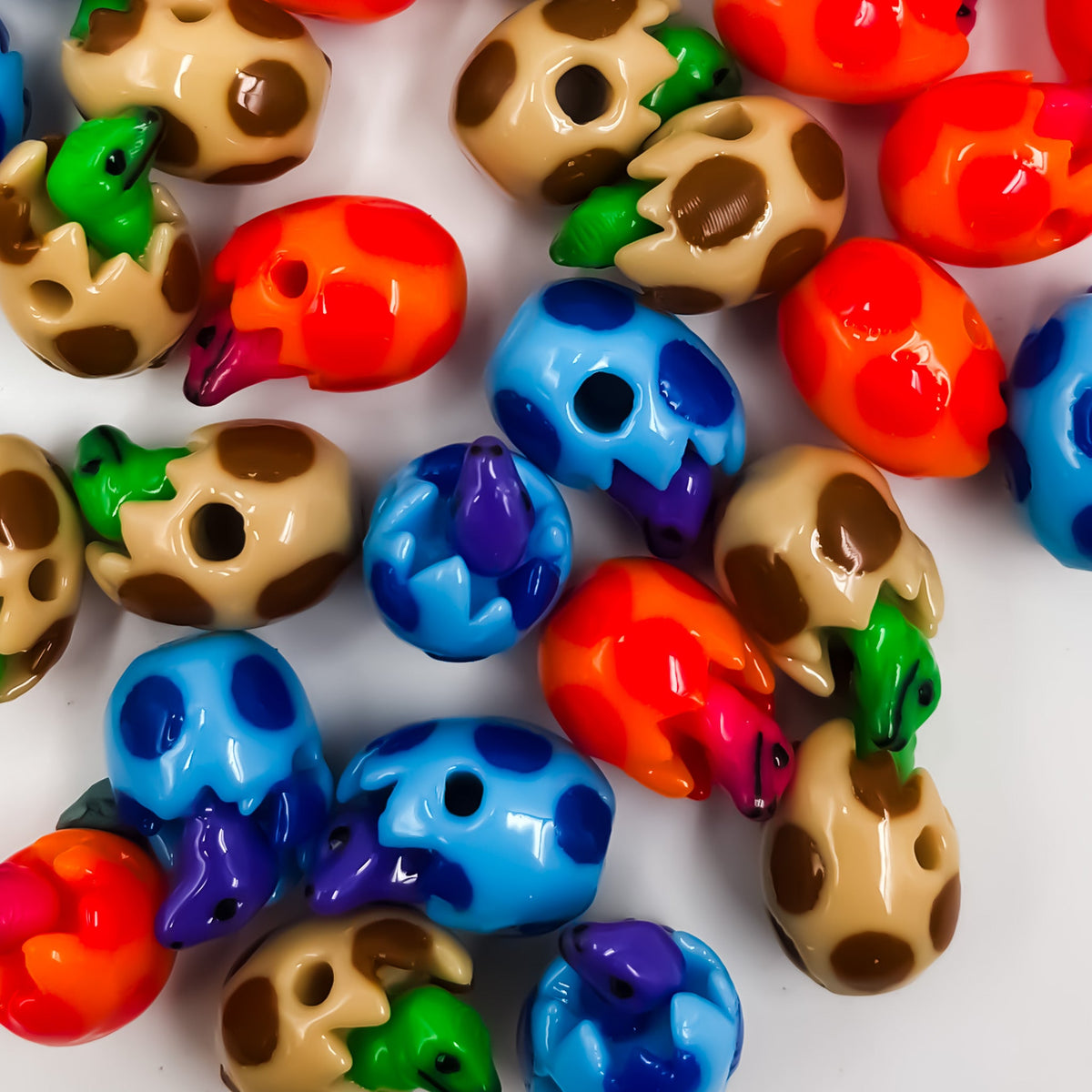 Dino Egg Kandi Bead