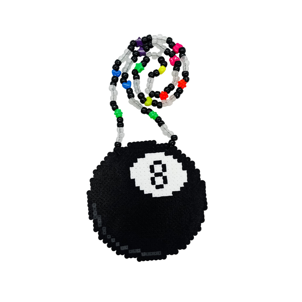 EDC 8 Ball Perler Necklace (Medium)