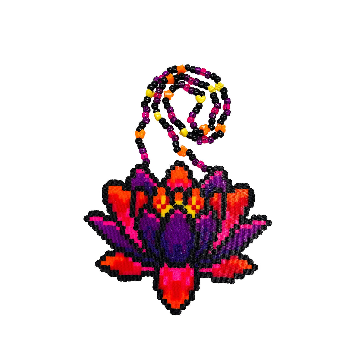 EDC Lotus Perler Necklace (Large)
