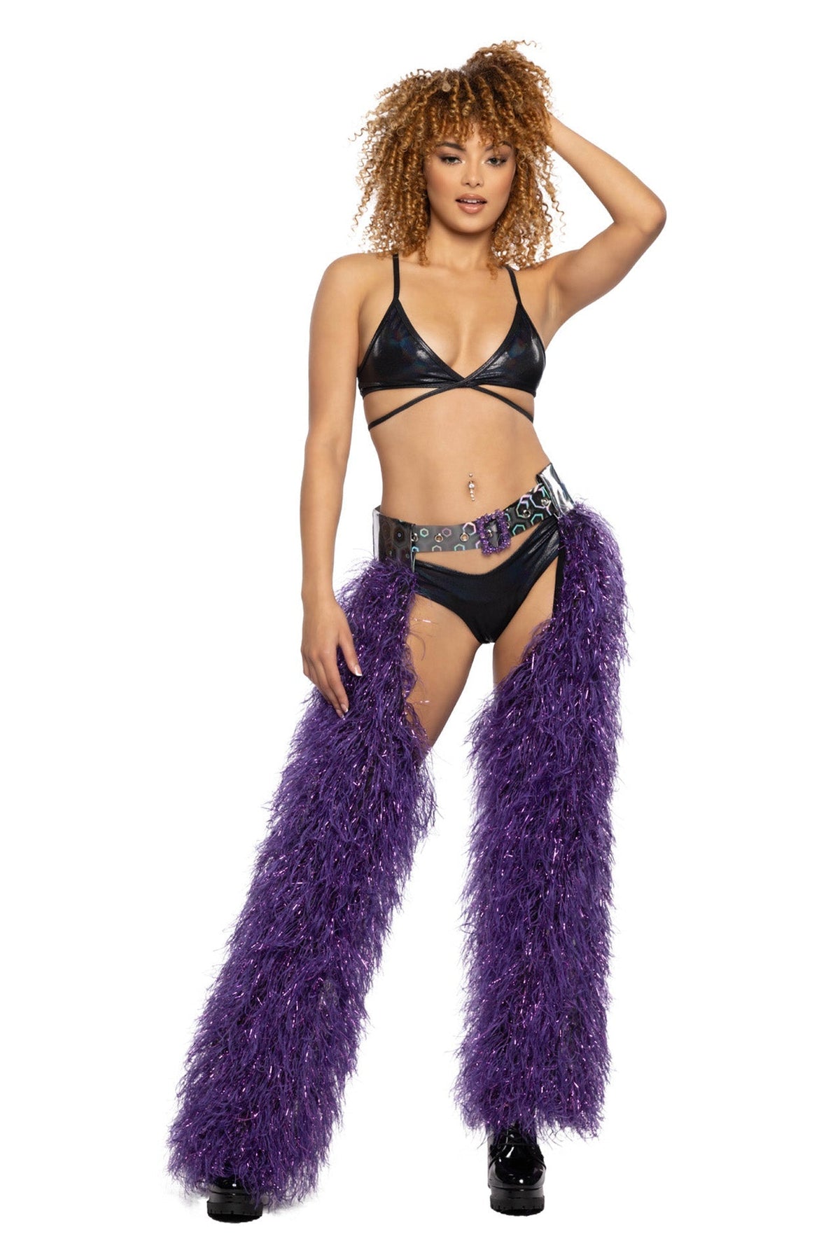 Electric Dreams Light-Up Shag Chaps