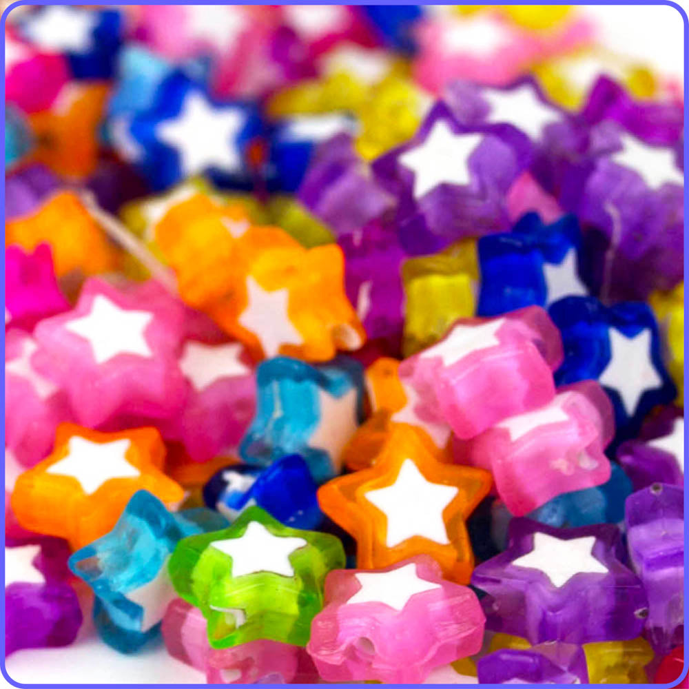 Electric Star Beads (125 Pack)