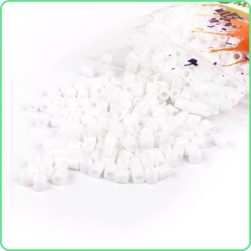 Snow White Fuse Beads (5mm, 1000 Pack)
