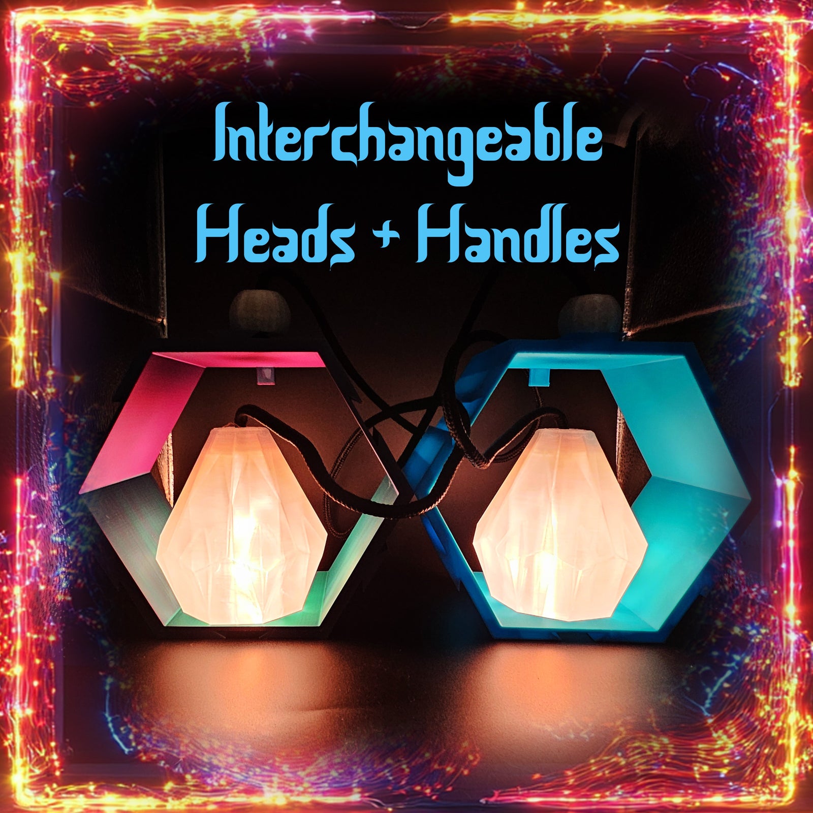 LED Modular Poi Set
