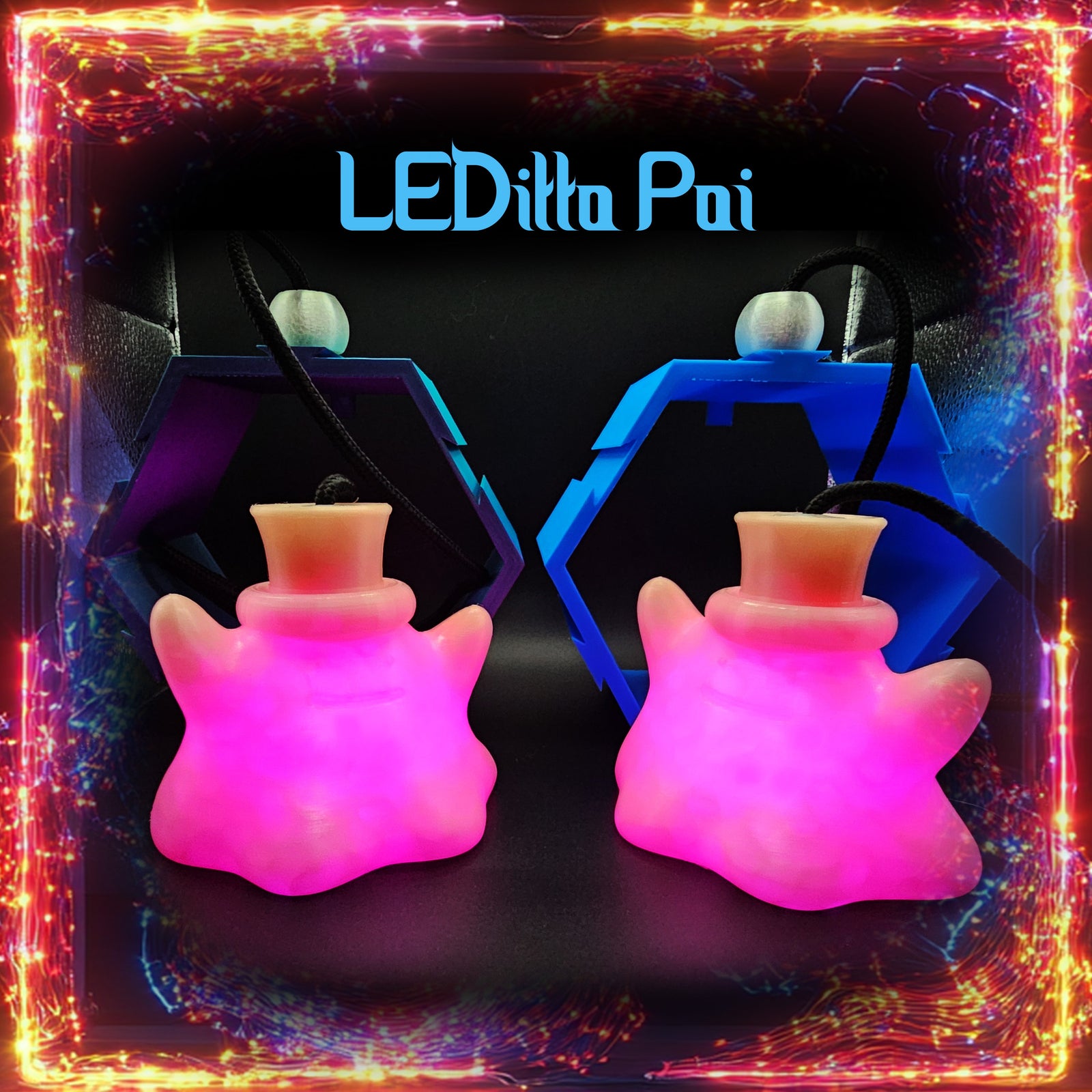 LED Modular Poi Set