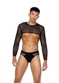 Men's X-Posed Crop Top
