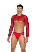 Men's X-Posed Crop Top