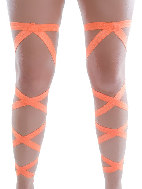 Neon Orange Leg Wraps