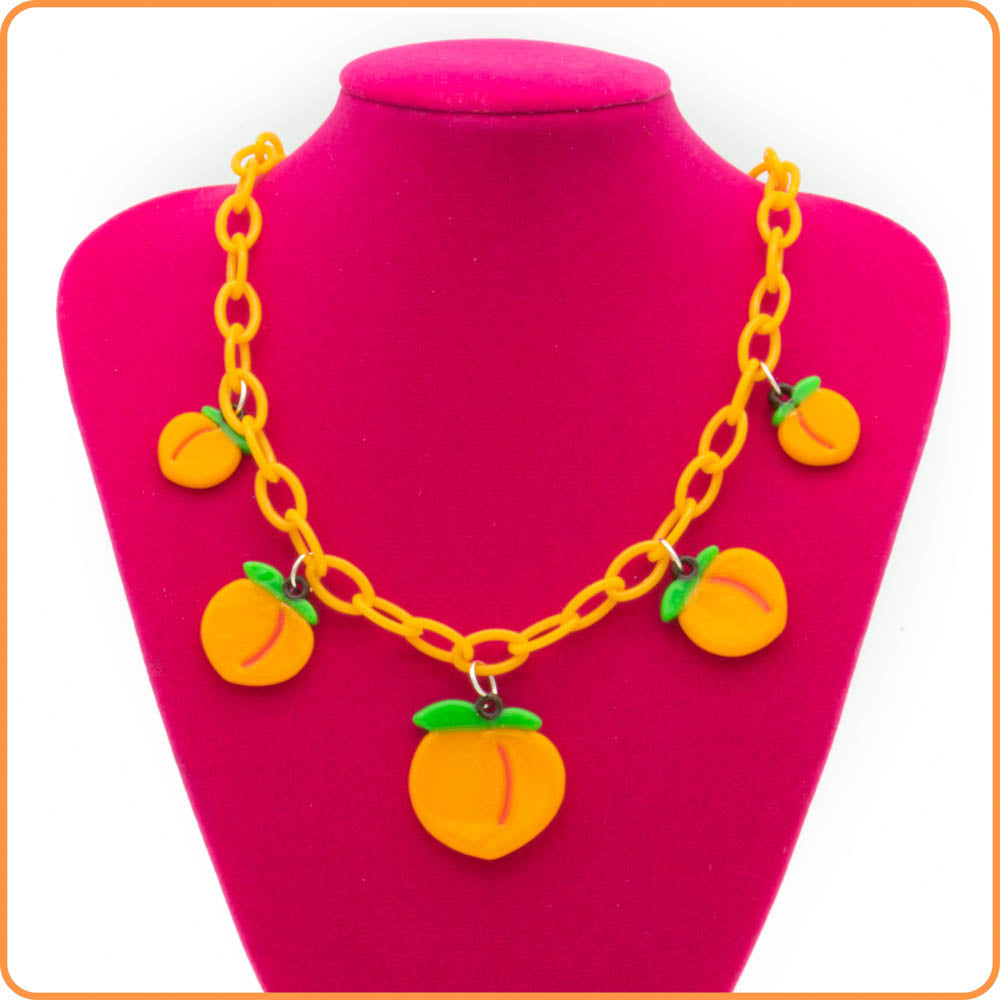 Peach Kandi Necklace
