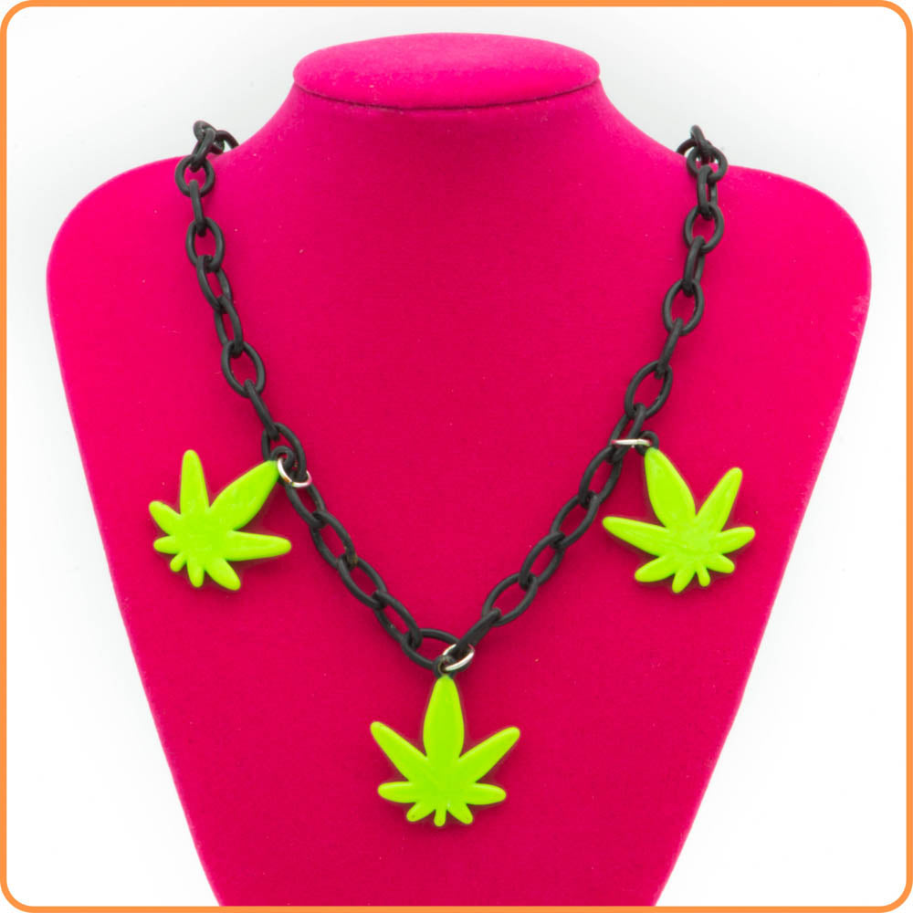 Weed Kandi Necklace