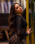 2pc Sheer Bunny Bodysuit