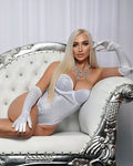 Rhinestone Bunny 8-Piece Costume