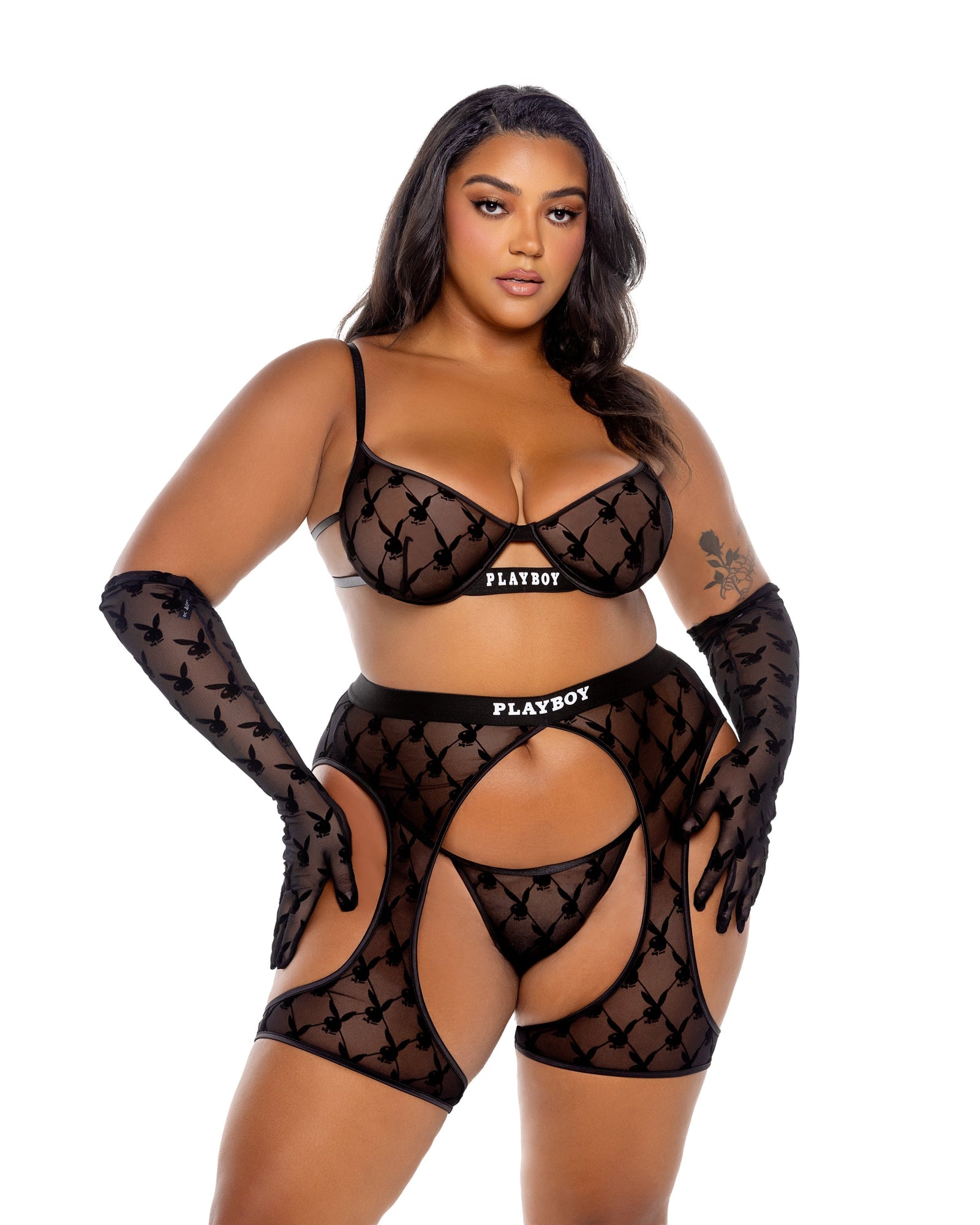 Flocked Bunny Chaps