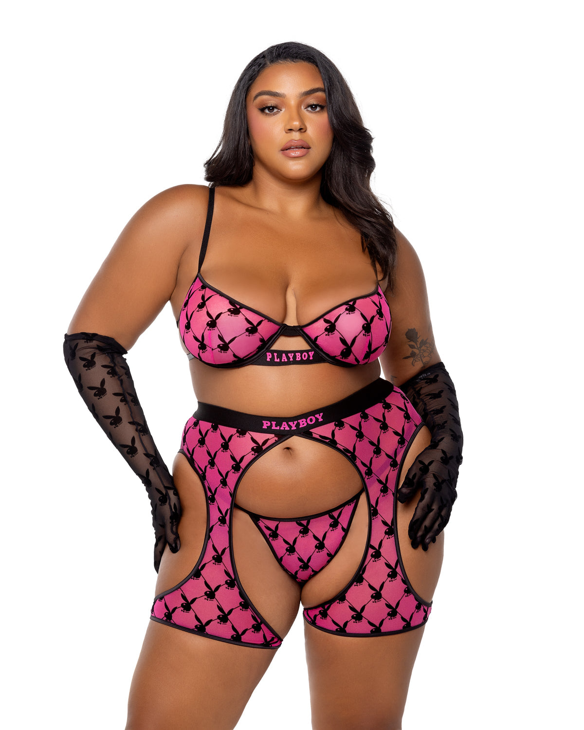 Flocked Bunny Chaps