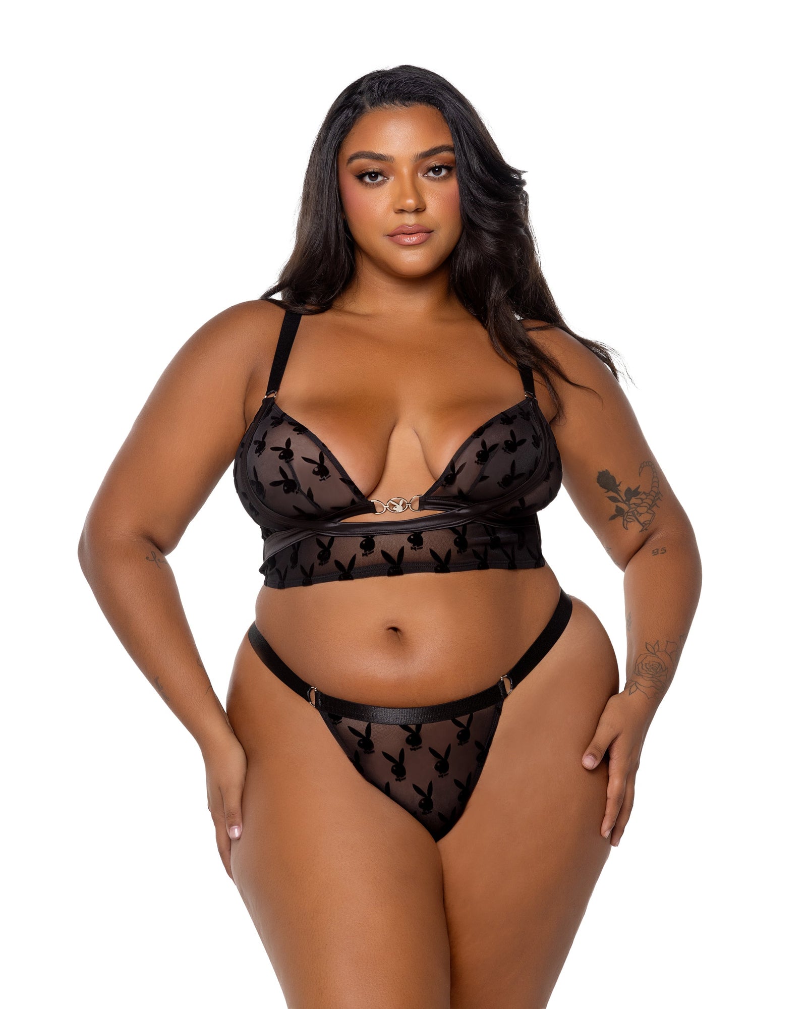 Bunny Charm Bralette 2pc Set