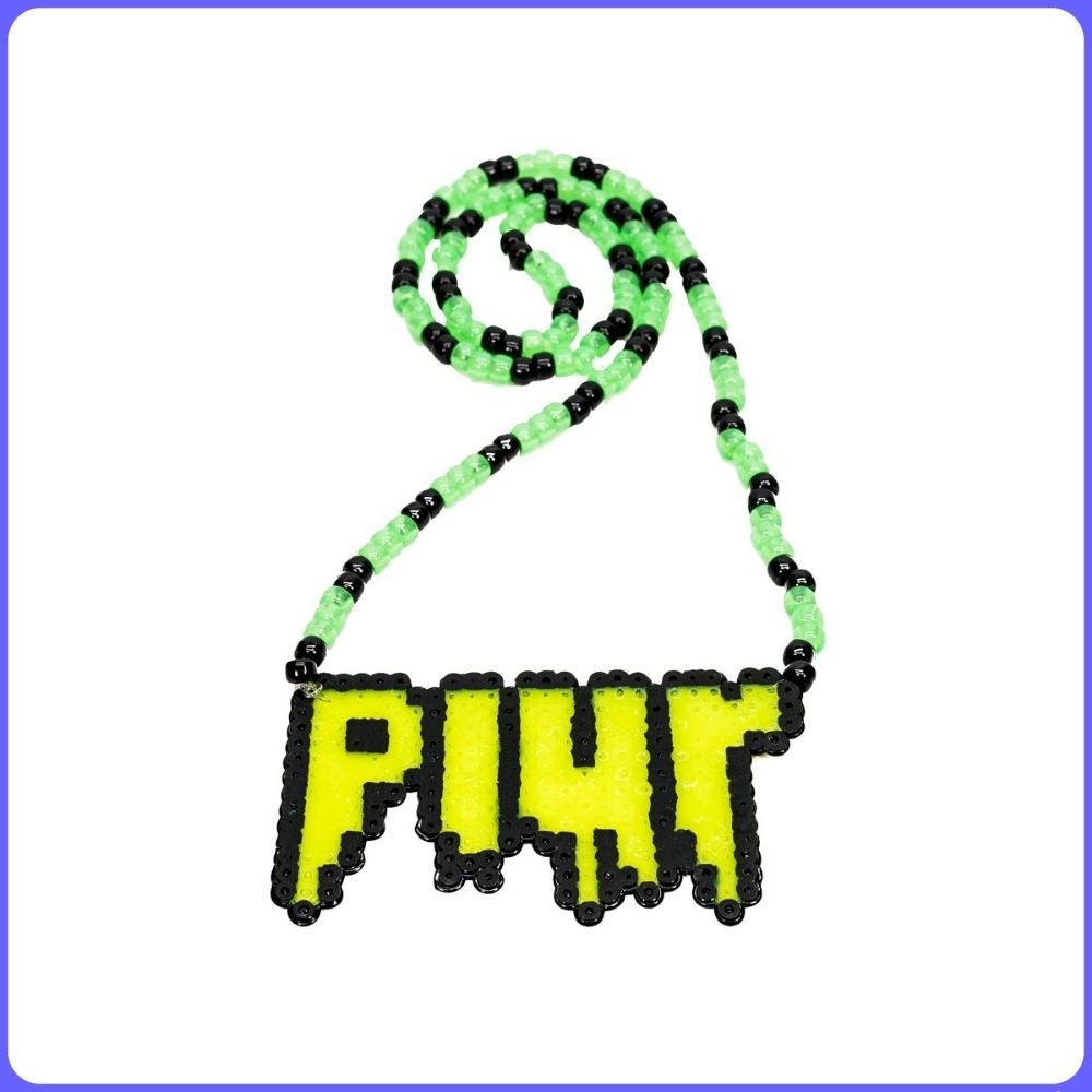 PLUR Perler Necklace (Small)