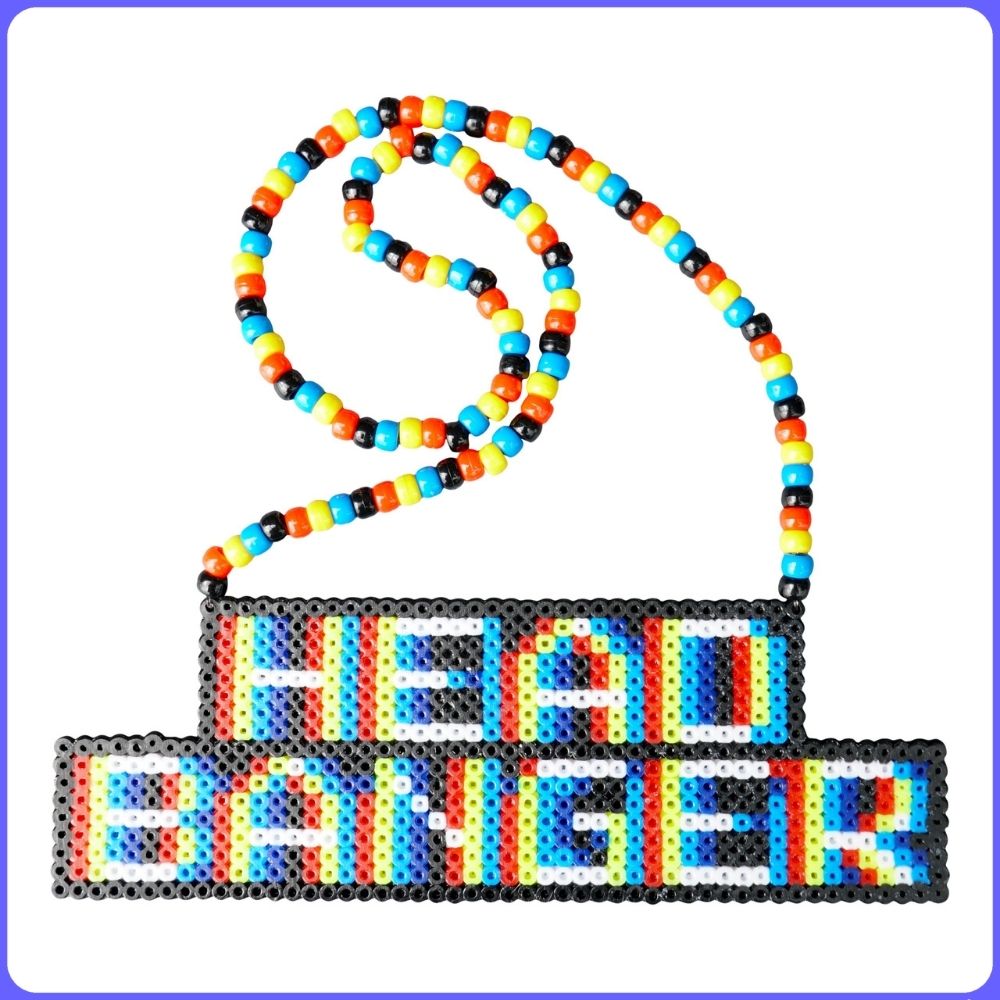 Headbanger Perler Necklace (Large)