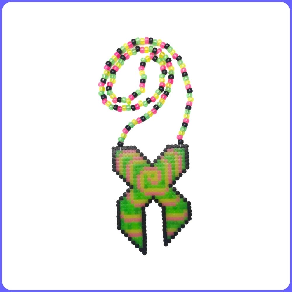 Excision Glow Perler Necklace (Large)