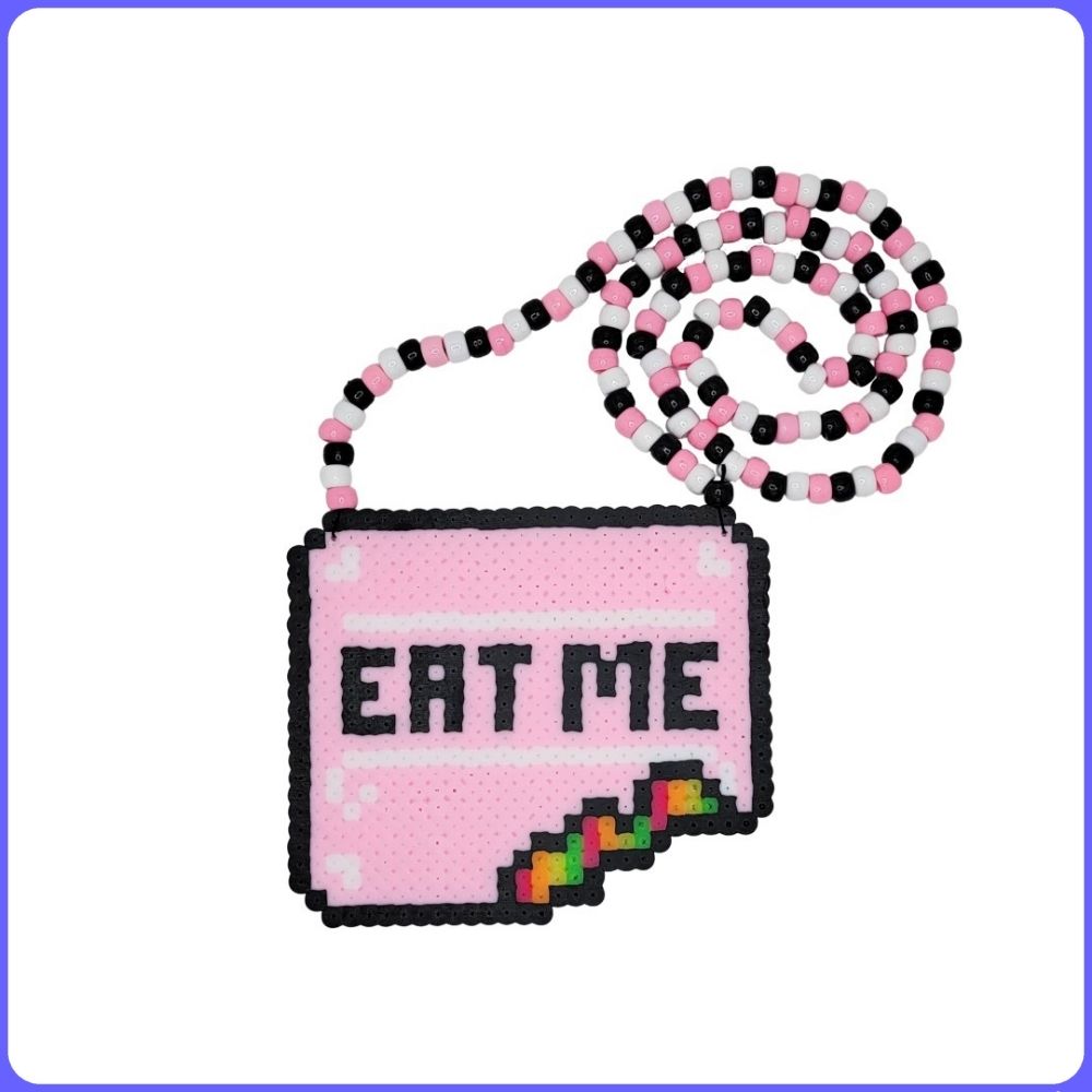 Eat Me Candy Perler Necklace (Medium)