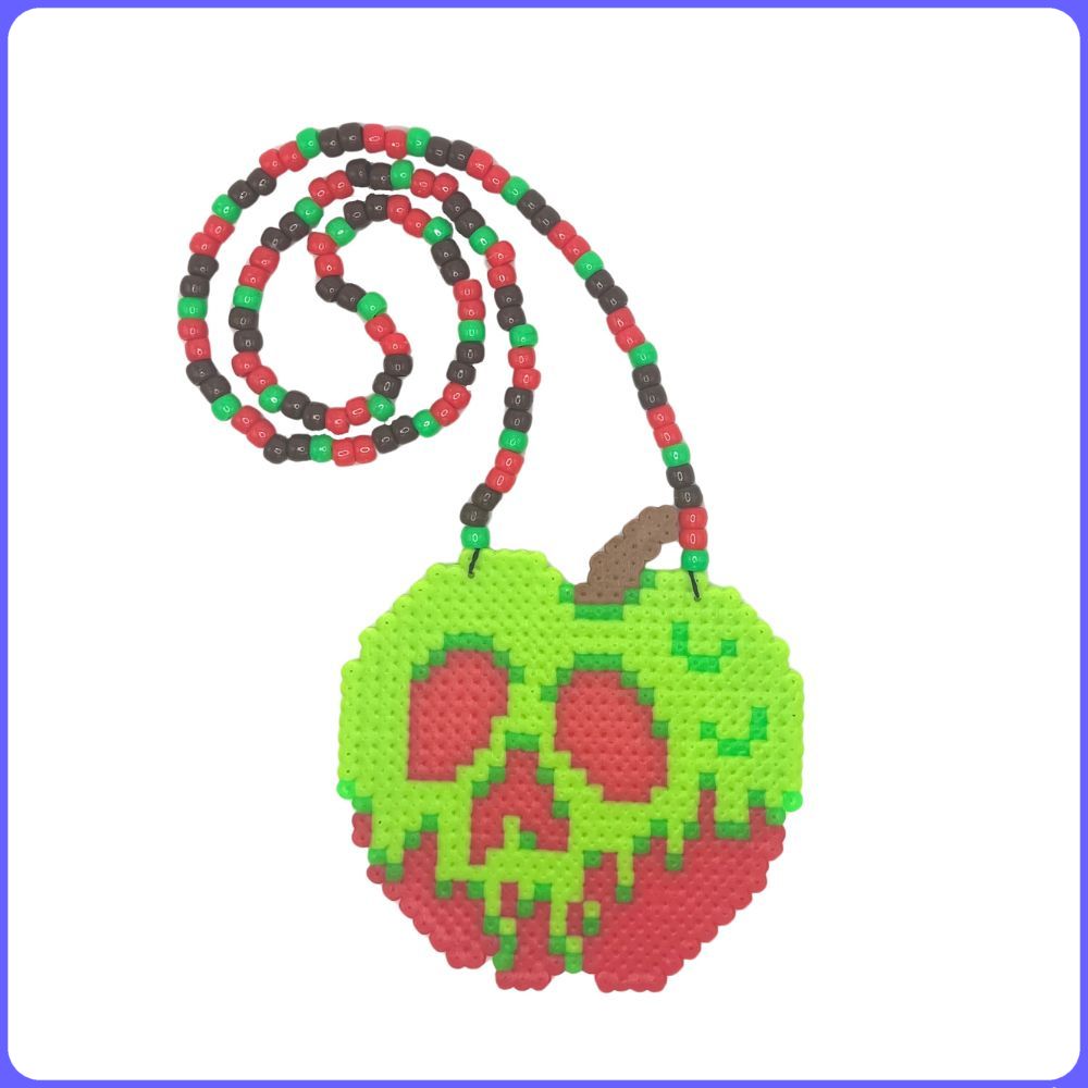Poison Apple Perler Necklace (Medium)