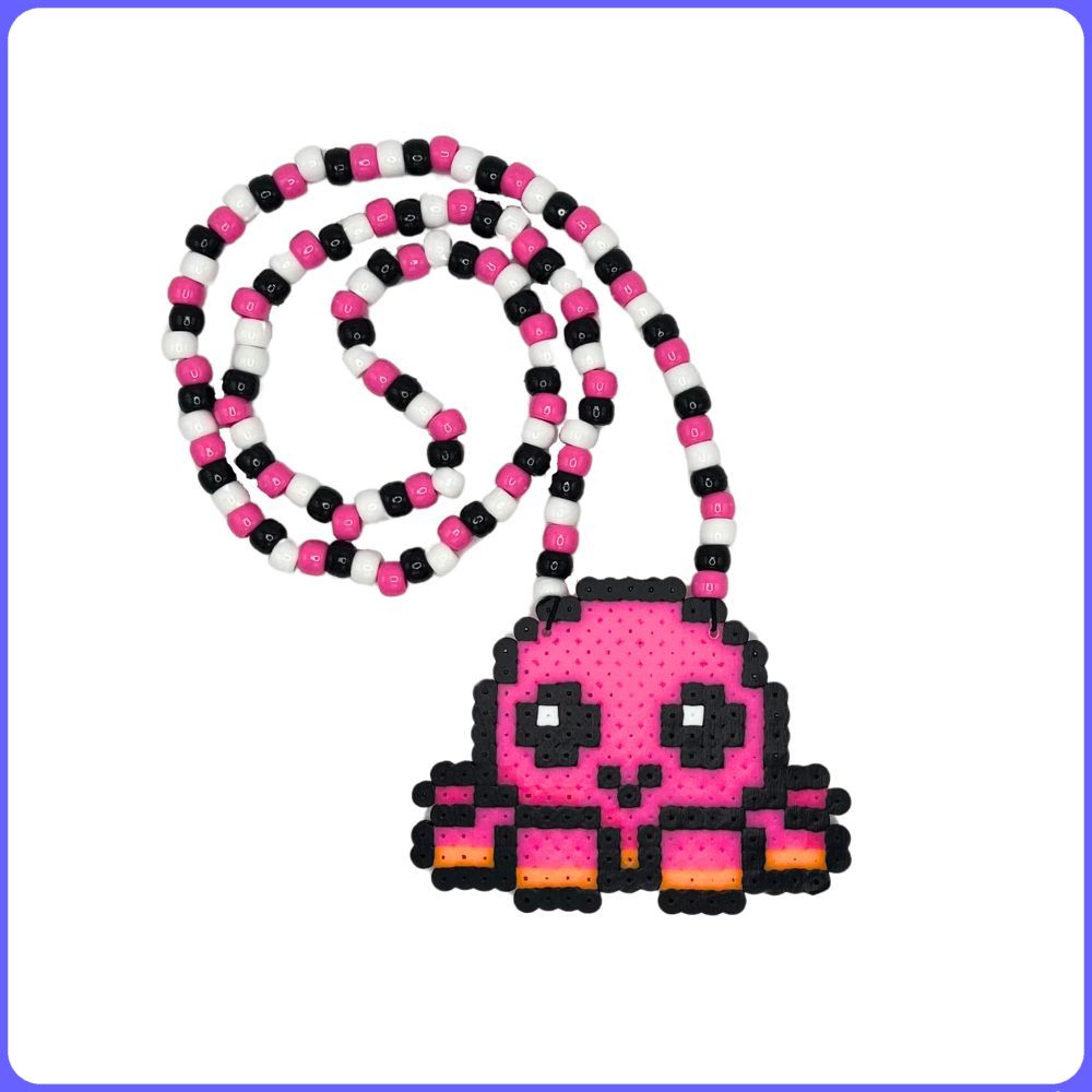 Octopus Perler Necklace (Small)
