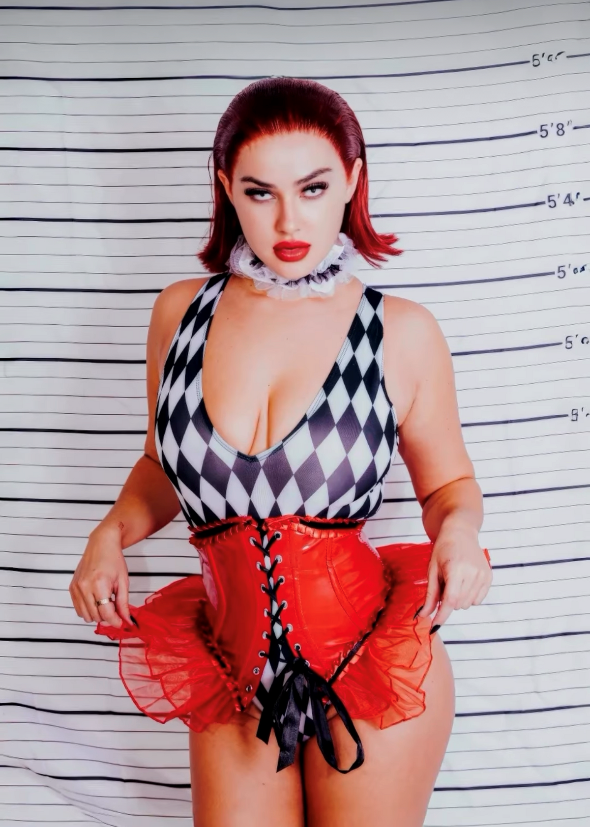 Mad Jester Villainess Costume