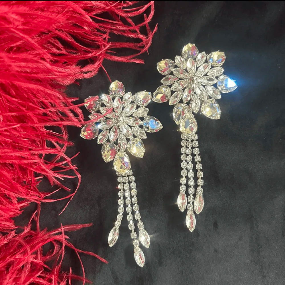 Crystal Rhinestone AB & Necklace & Pasties Set