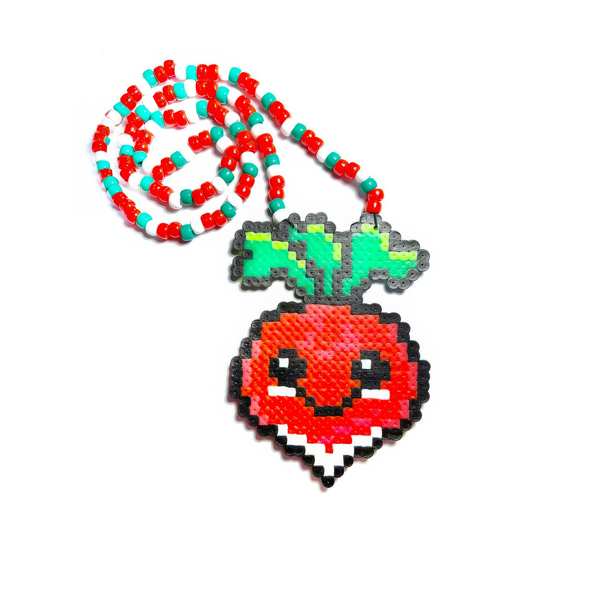 Radish Perler Necklace (Medium)