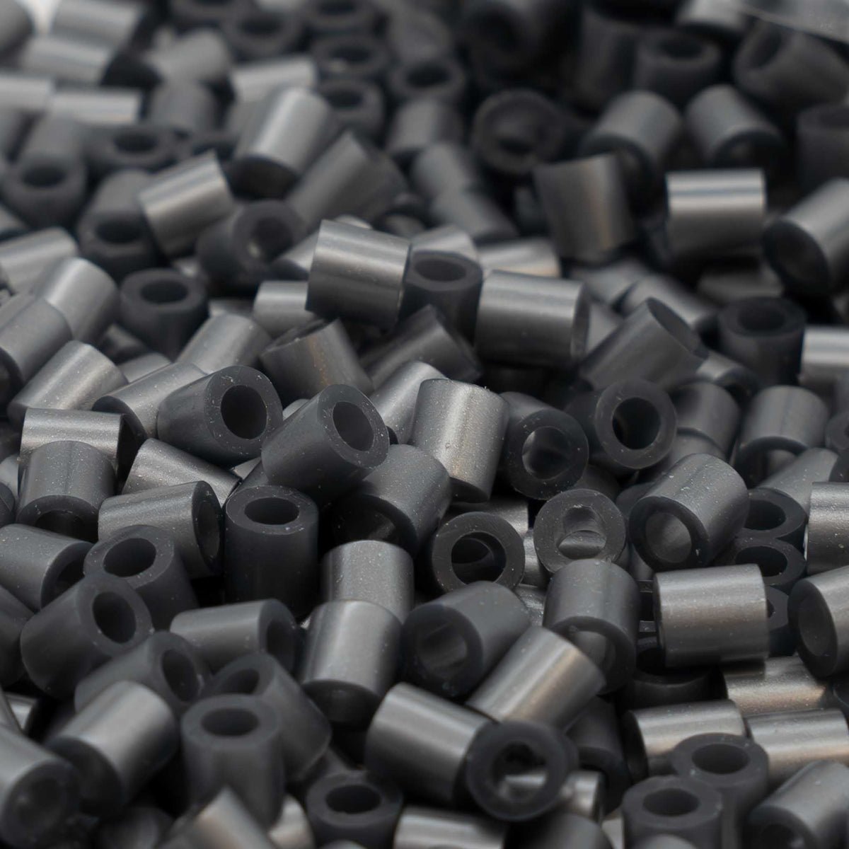 Shiny Silver Grey Fuse Beads (5mm, 1000 Pack)
