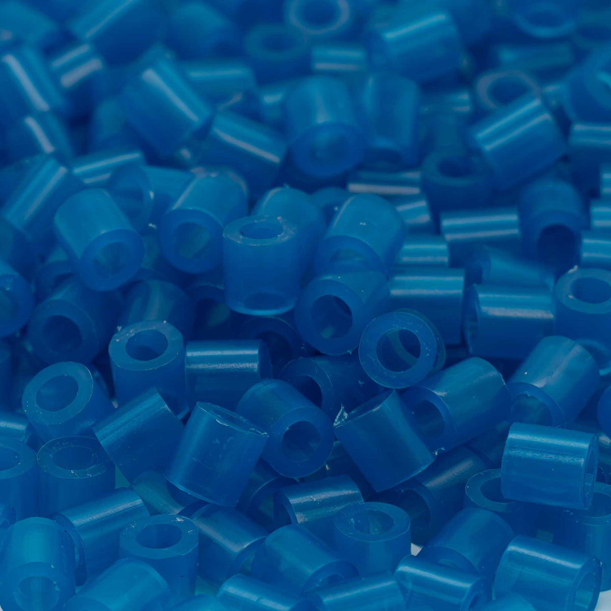 Translucent Neon Blue Fuse Beads (5mm, 1000 Pack)