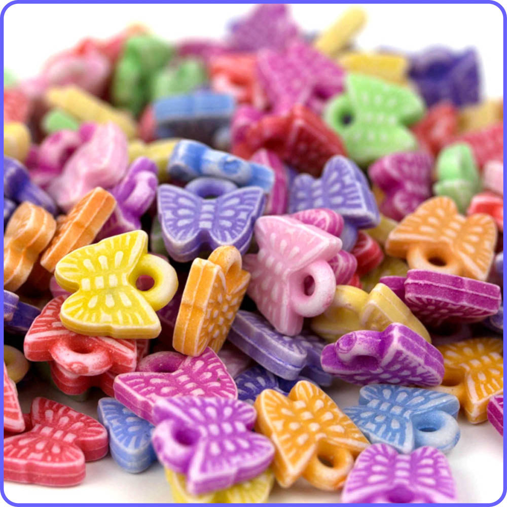Pastel Butterfly Charms (150 Pack)