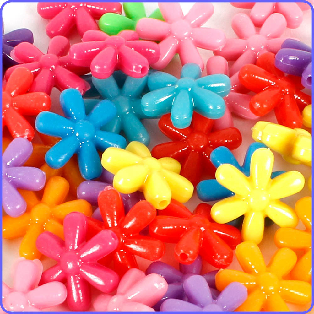 Multicolor Daisy Beads (75 Pack)
