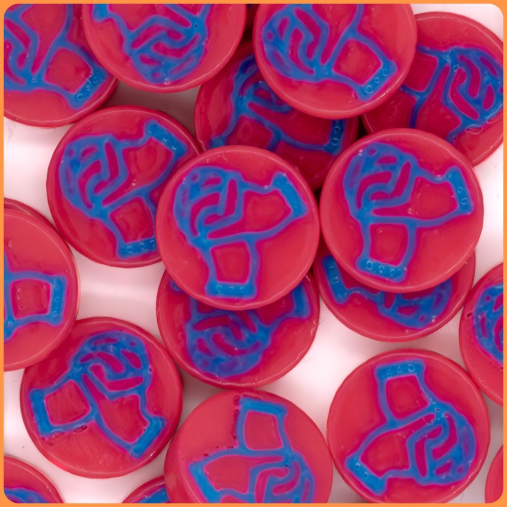 RESPECT PLUR Sign Kandi Bead