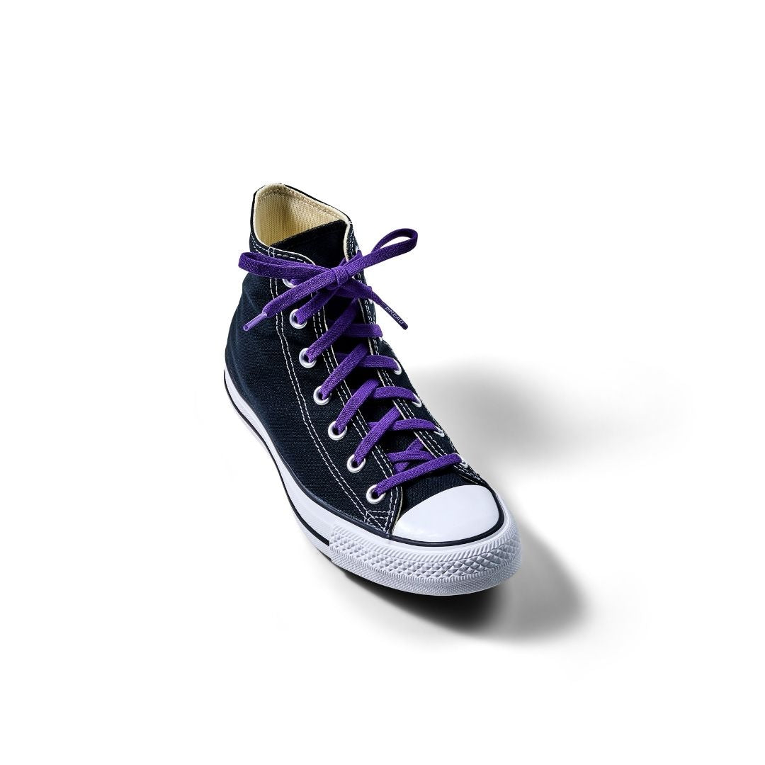 Cosmic Purple Elastic Shoelaces