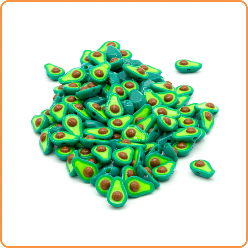 Avocado Kandi Bead