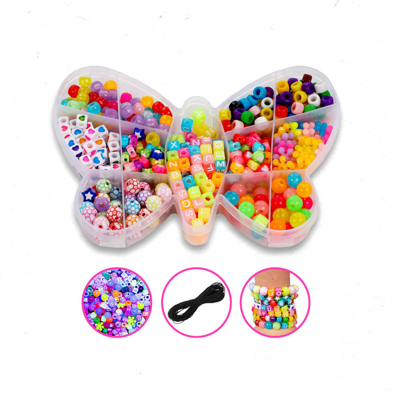 Neon Glow Bead Kit (400 Beads)