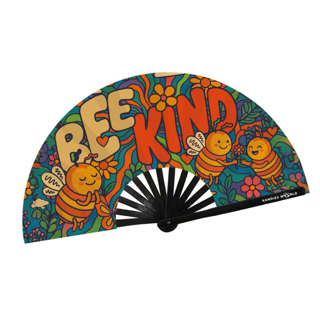 Bee Kind Hand Fan