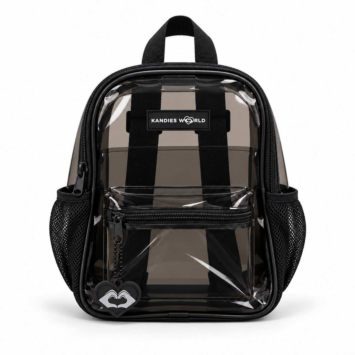 Black Clear Backpack