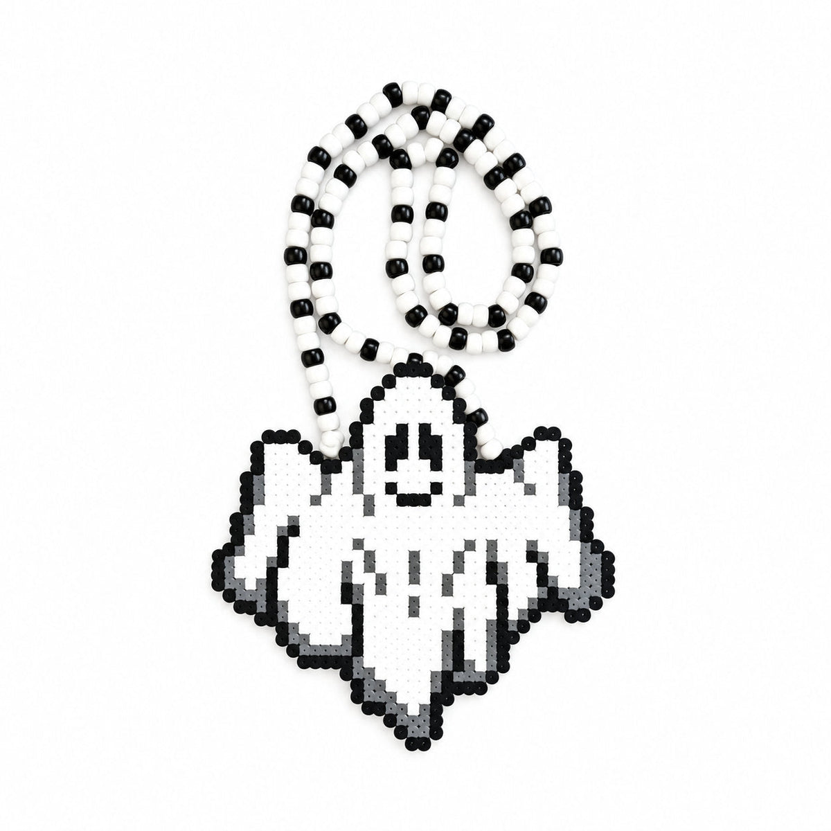 Ghost Perler Necklace (Medium)