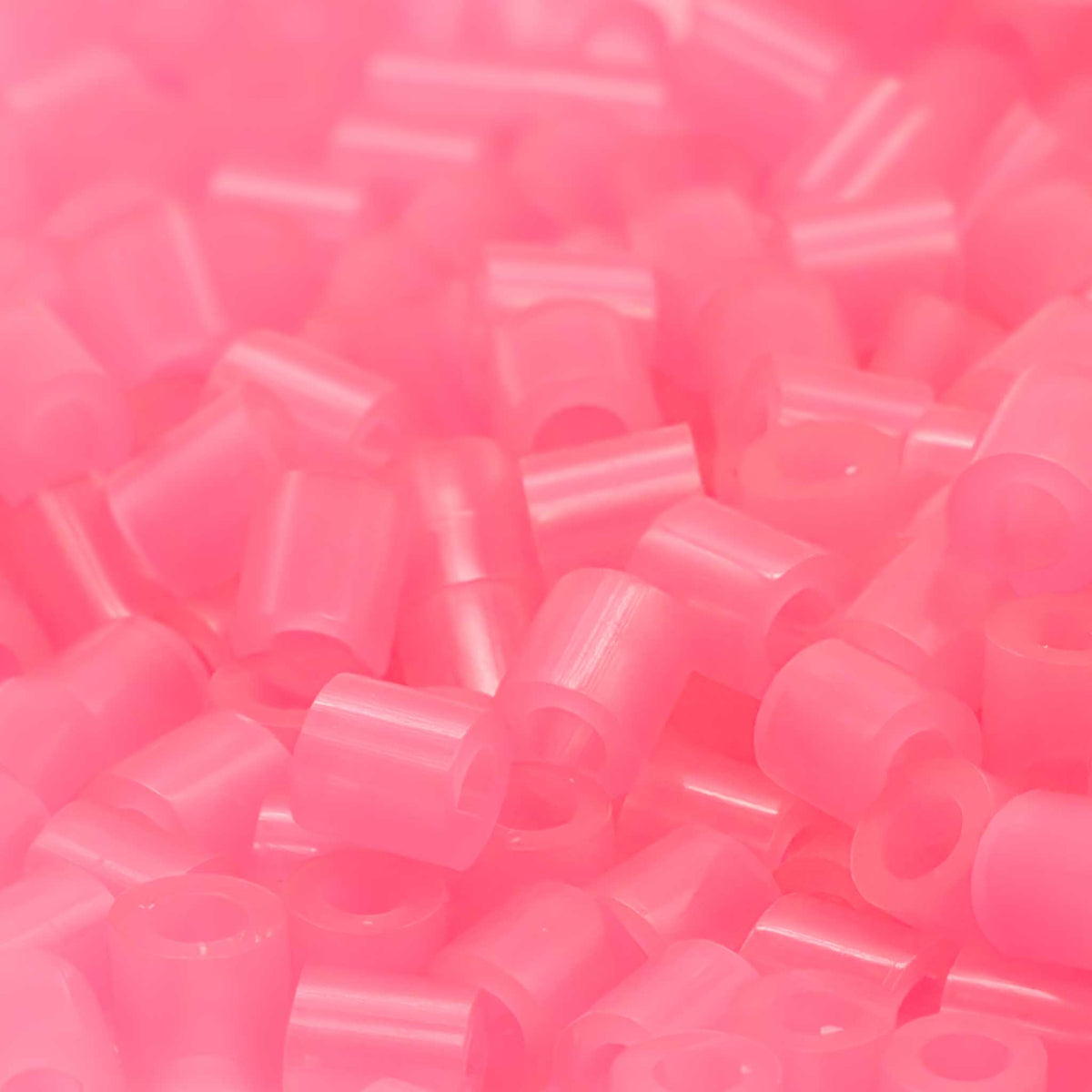 Translucent Neon Pink Fuse Beads (5mm, 1000 Pack)
